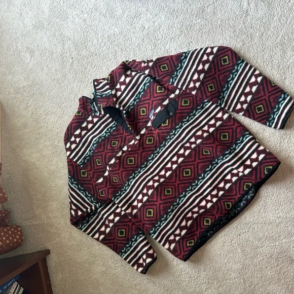 Patagonia Men's Synchilla Snap-T Pullover Saltillo: Cinder Red Size extra large
